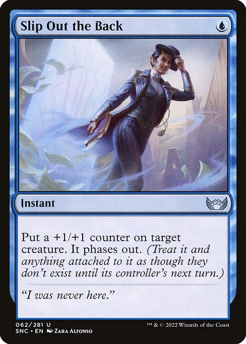Slip Out the Back (62) (Foil) - Streets of New Capenna