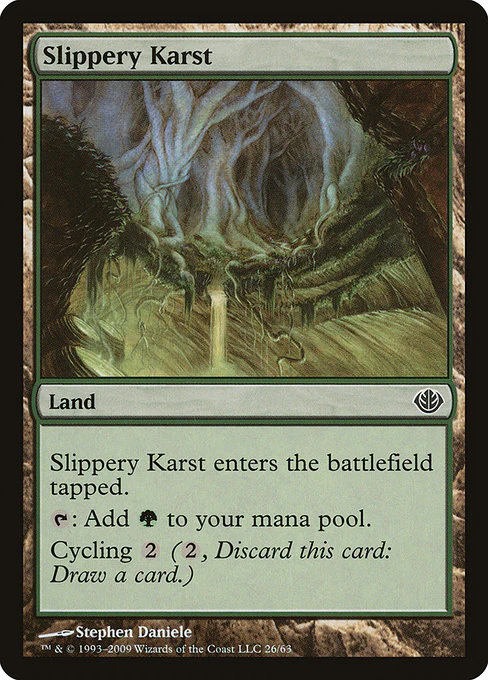 Slippery Karst (26) - Duel Decks: Garruk vs. Liliana
