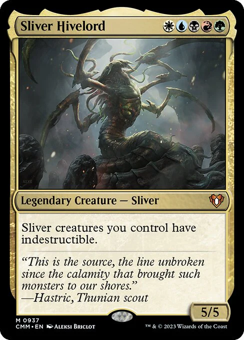 Sliver Hivelord (937) - Commander Masters
