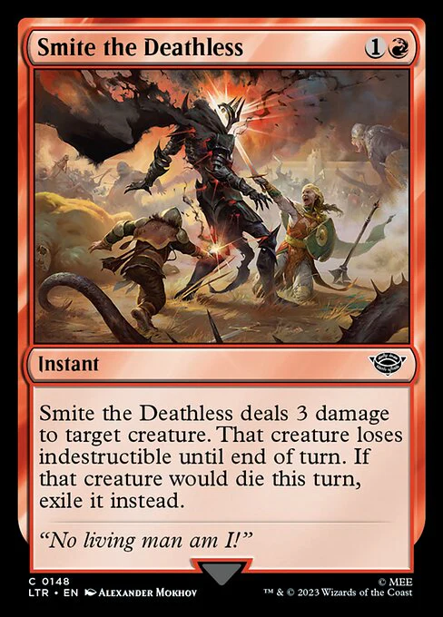 Smite the Deathless (148) (Foil) - The Lord of the Rings: Tales of Middle-earth