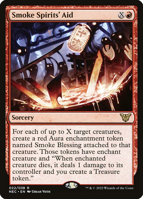 Smoke Spirits' Aid (22) - Neon Dynasty Commander