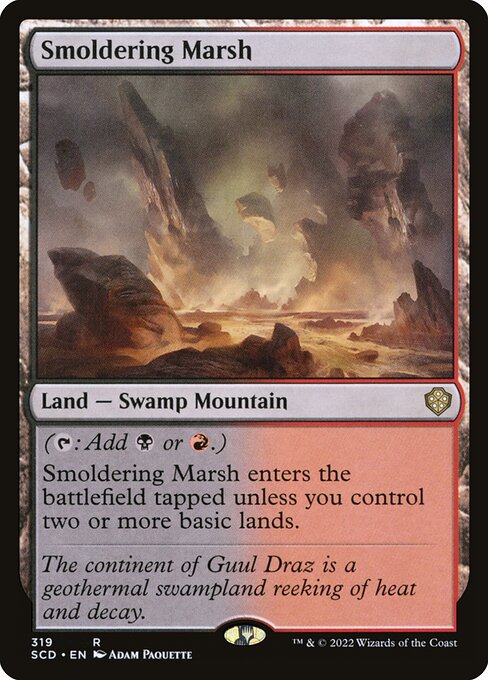 Smoldering Marsh (319) - Starter Commander Decks