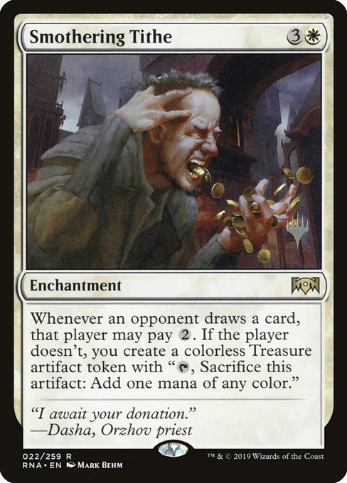 Smothering Tithe (22p) - Ravnica Allegiance Promos