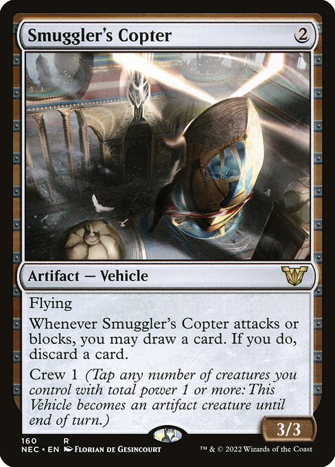 Smuggler's Copter (160) - Neon Dynasty Commander