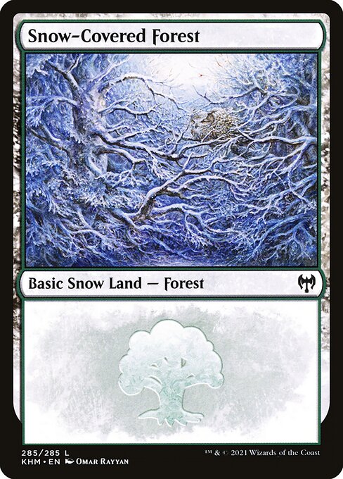 Snow-Covered Forest (285) (Foil) - Kaldheim