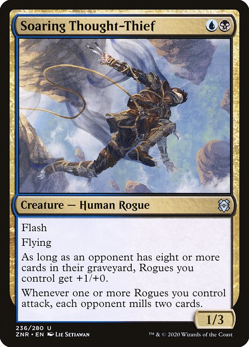 Soaring Thought-Thief (236) (Foil) - Zendikar Rising