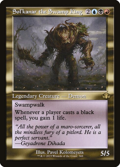 Sol'kanar the Swamp King (368) - Dominaria Remastered