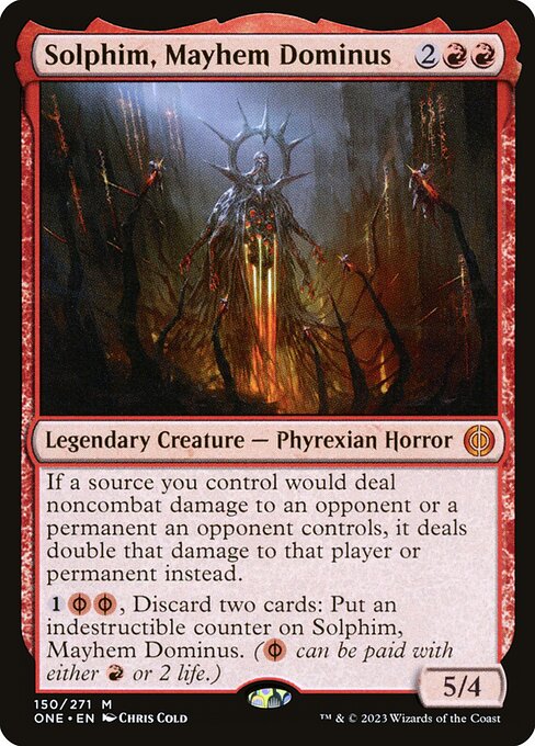 Solphim, Mayhem Dominus (150) - Phyrexia: All Will Be One