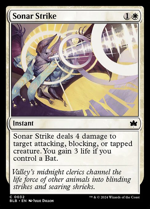 Sonar Strike (32) (Foil) - Bloomburrow