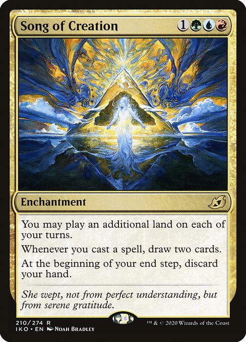 Song of Creation (210) (Foil) - Ikoria: Lair of Behemoths