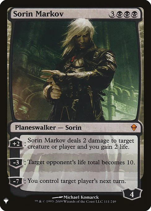 Sorin Markov (ZEN-111) - The List