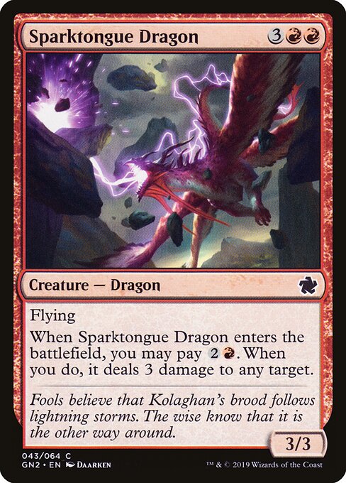 Sparktongue Dragon (43) - Game Night 2019