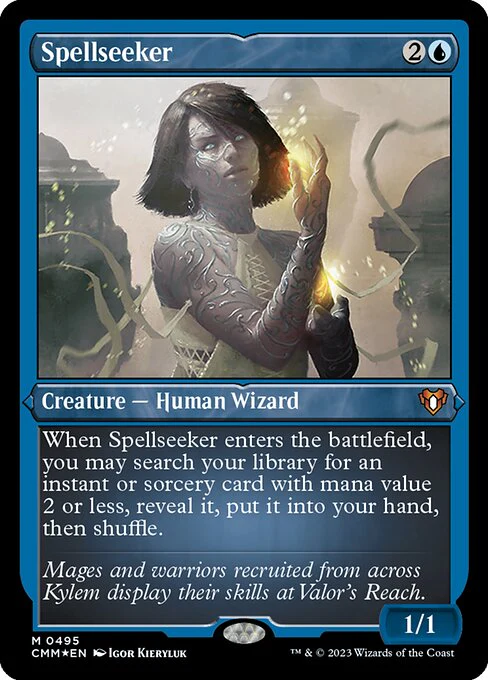 Spellseeker (495) (Etched) - Commander Masters