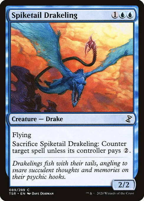 Spiketail Drakeling (89) (Foil) - Time Spiral Remastered