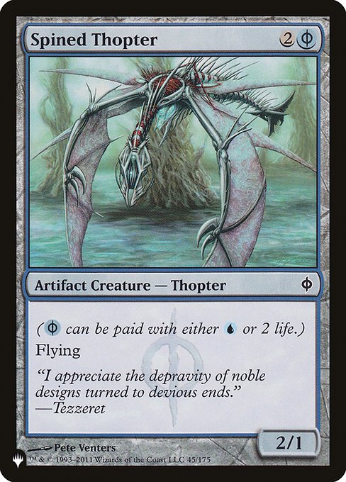 Spined Thopter (NPH-45) - The List