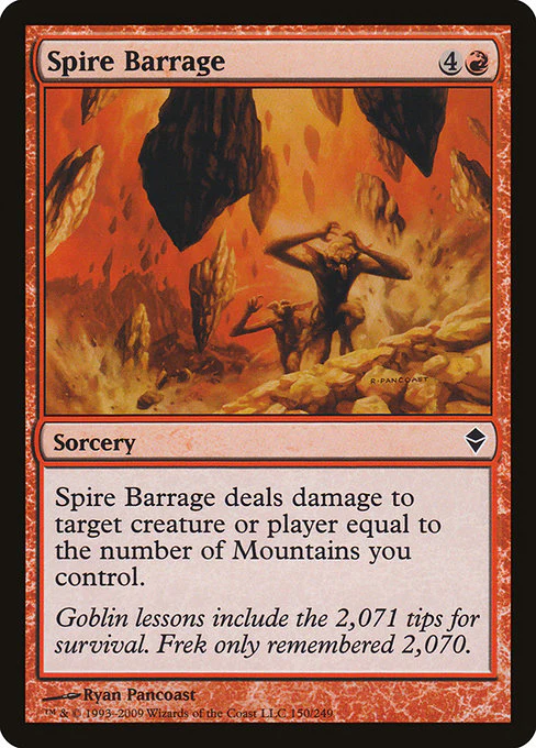 Spire Barrage (150) (Foil) - Zendikar