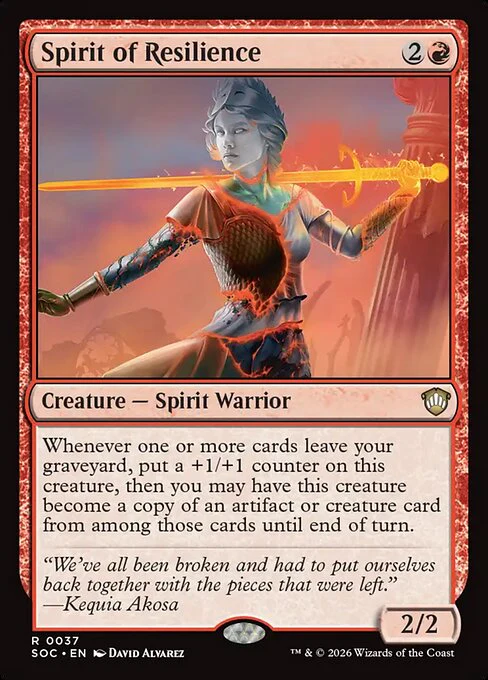 Spirit of Resilience (37) - Secrets of Strixhaven Commander