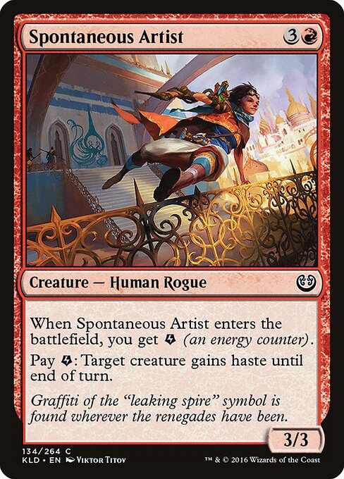Spontaneous Artist (134) (Foil) - Kaladesh