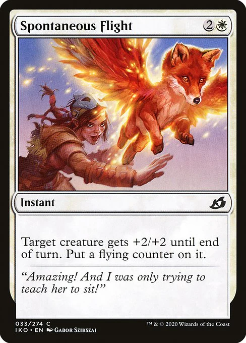 Spontaneous Flight (33) (Foil) - Ikoria: Lair of Behemoths