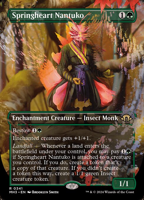 Springheart Nantuko (341) - BORDERLESS - FULL ART - Modern Horizons 3