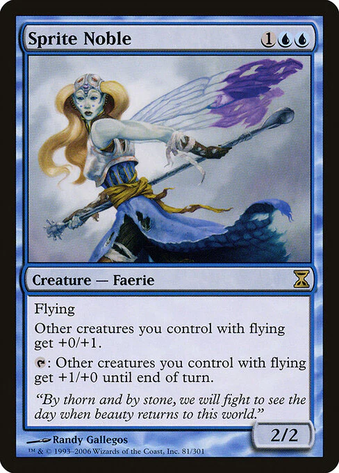 Sprite Noble (81) (Foil) - Time Spiral