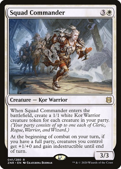 Squad Commander (41) (Foil) - Zendikar Rising