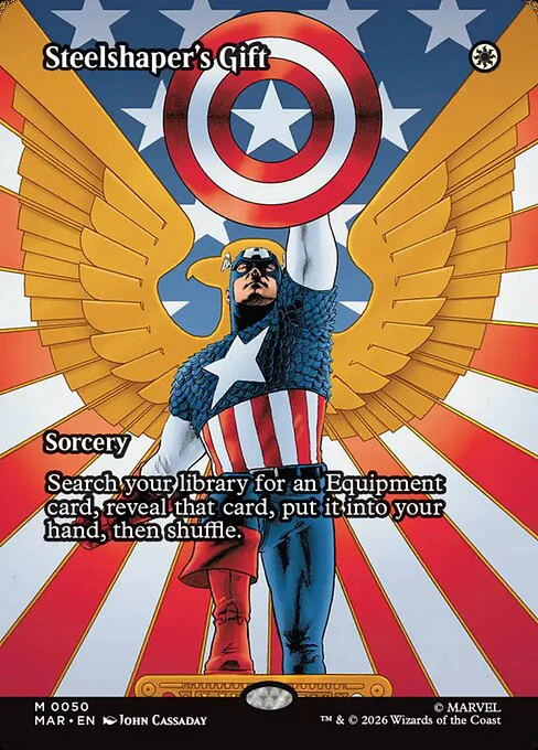 Steelshaper's Gift (50) - BORDERLESS - FULL ART - Marvel Universe