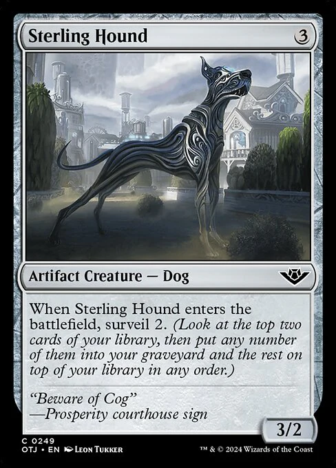 Sterling Hound (249) (Foil) - Outlaws of Thunder Junction