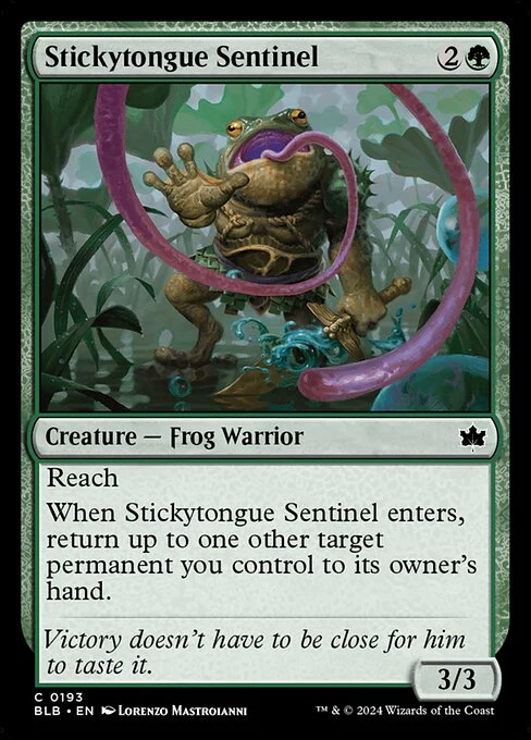 Stickytongue Sentinel (193) (Foil) - Bloomburrow