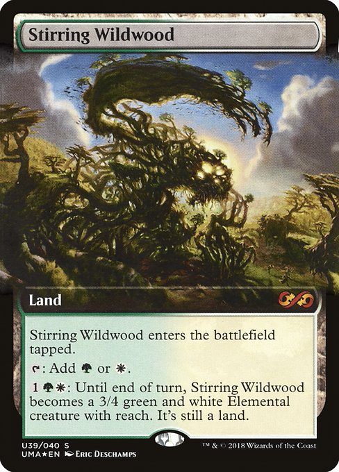 Stirring Wildwood (U39) - EXTENDED ART (Foil) - Ultimate Box Topper