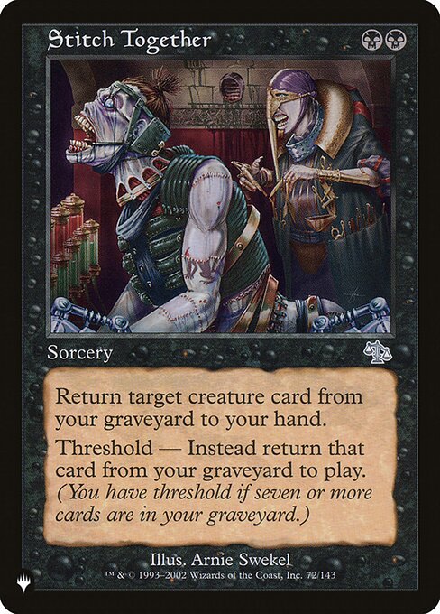 Stitch Together (JUD-72) - The List