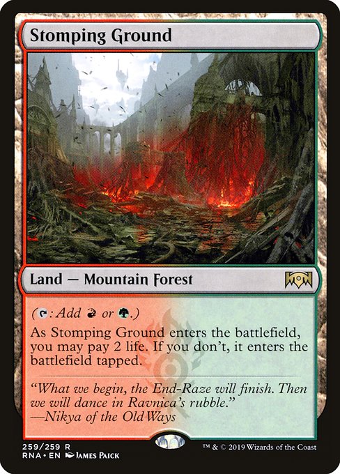 Stomping Ground (259) (Chinese (S)) - Ravnica Allegiance
