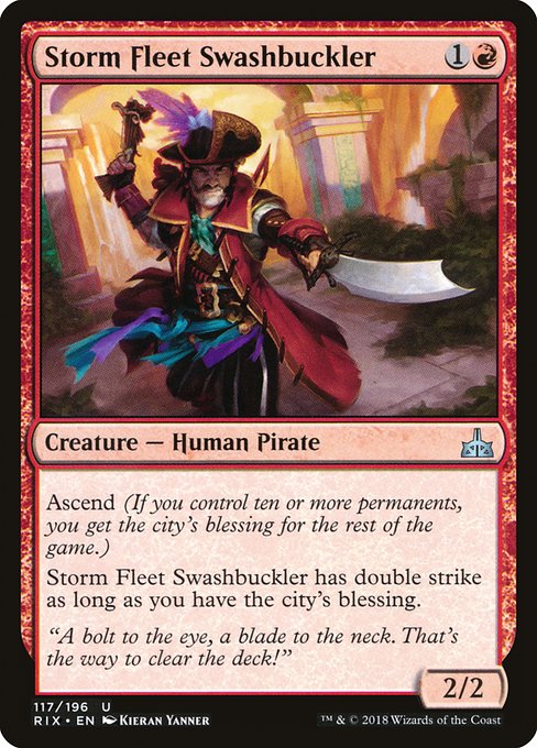 Storm Fleet Swashbuckler (117) - Rivals of Ixalan