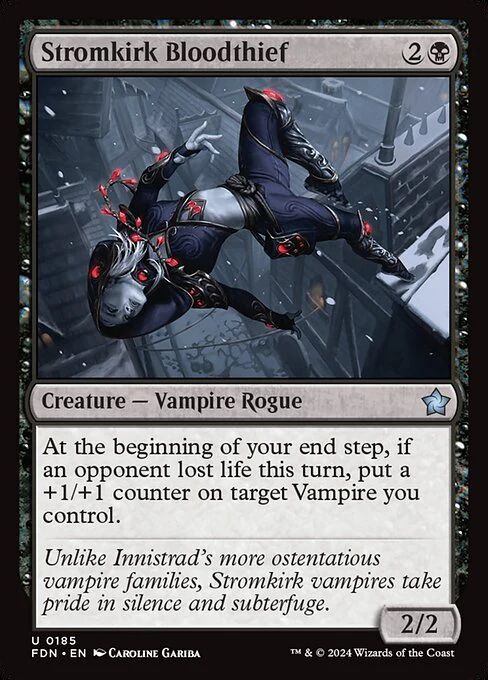 Stromkirk Bloodthief (185) (Foil) - Foundations