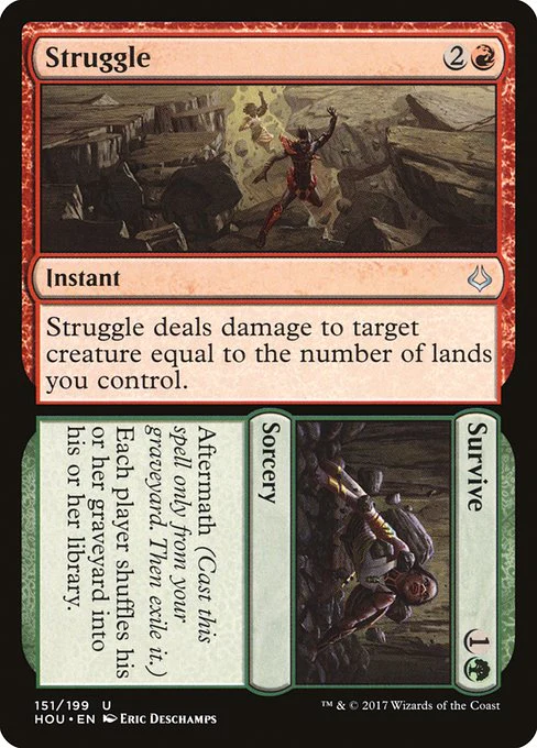 Struggle // Survive (151) (Foil) - Hour of Devastation