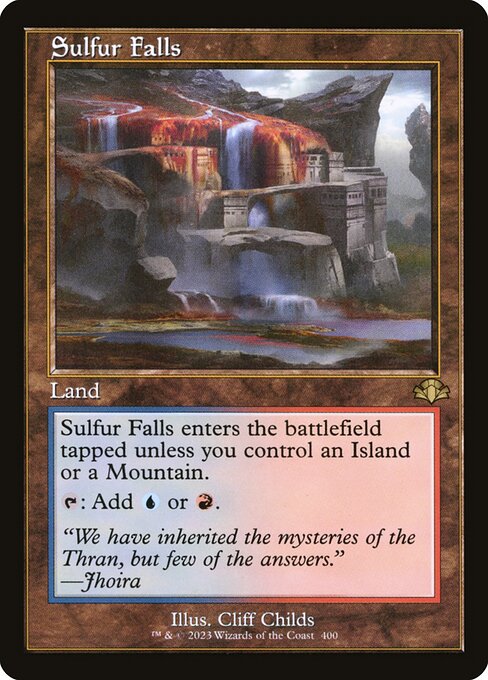Sulfur Falls (400) (Foil) - Dominaria Remastered