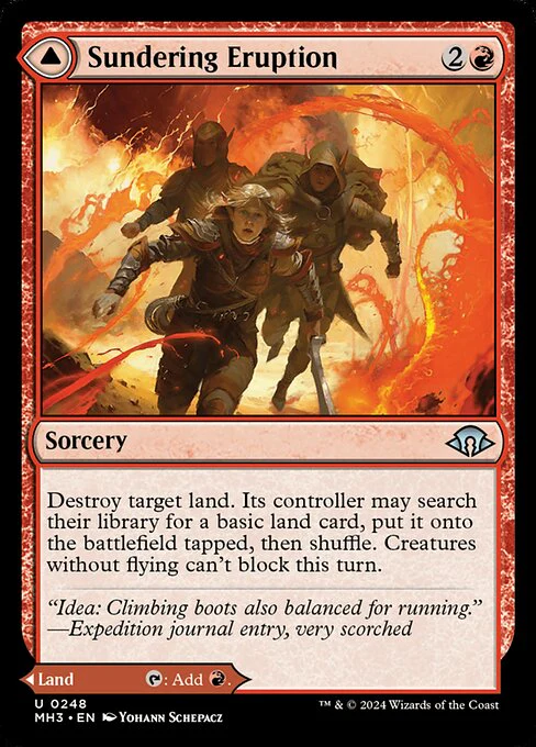 Sundering Eruption // Volcanic Fissure (248) - Modern Horizons 3