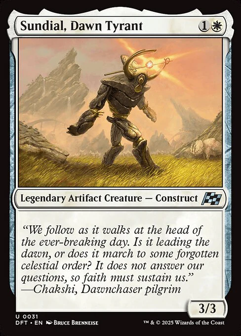 Sundial, Dawn Tyrant (31) (Foil) - Aetherdrift