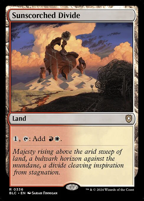 Sunscorched Divide (336) - Bloomburrow Commander