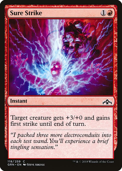 Sure Strike (118) (Foil) - Guilds of Ravnica
