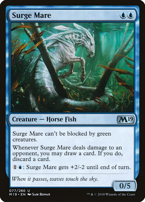 Surge Mare (77) (Foil) - Core Set 2019