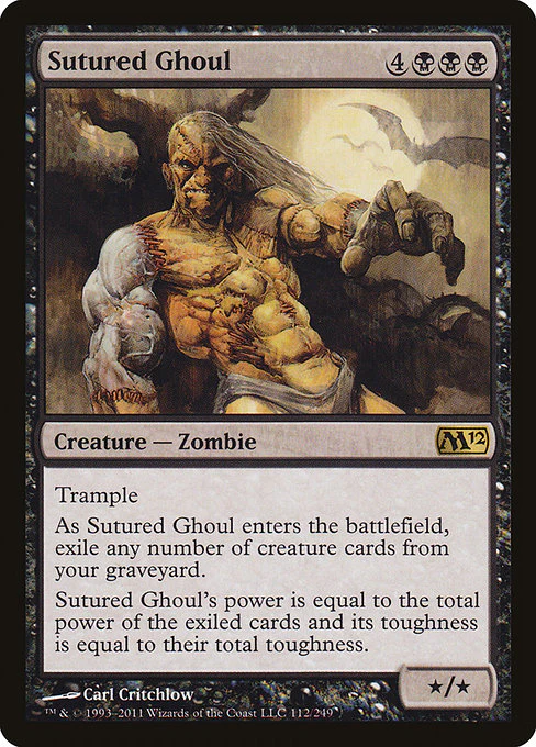Sutured Ghoul (112) (Foil) - Magic 2012