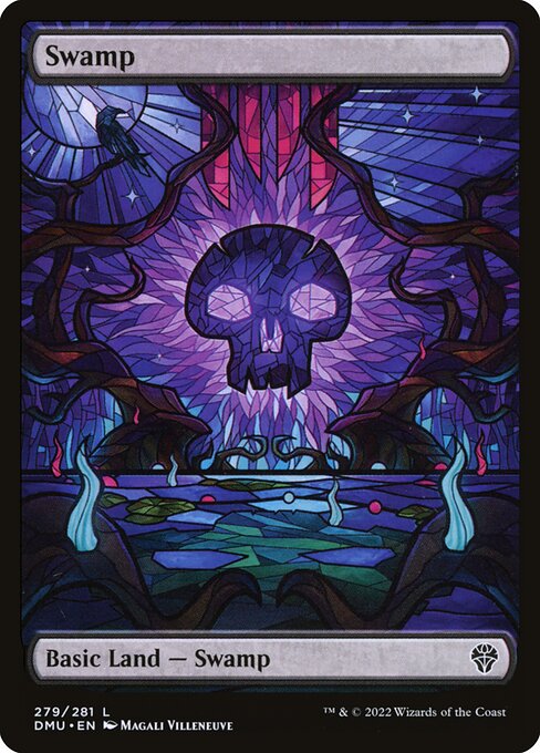 Swamp (279) - FULL ART (Foil) - Dominaria United
