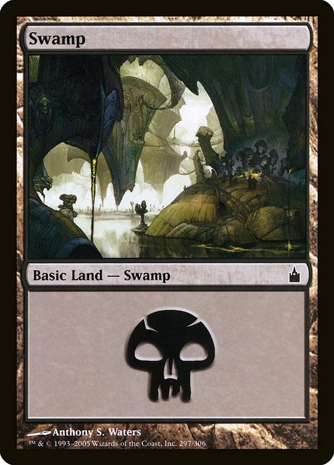 Swamp (297) (Foil) - Ravnica: City of Guilds
