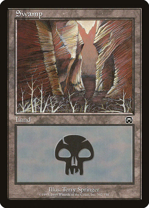 Swamp (342) (Foil) - Mercadian Masques