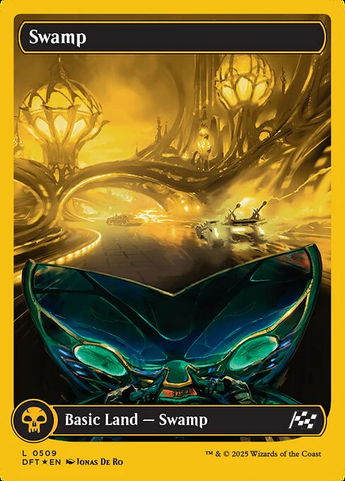 Swamp (509) - FULL ART (Foil) - Aetherdrift