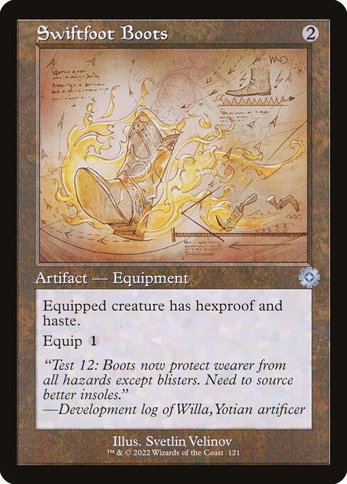 Swiftfoot Boots (121) - The Brothers' War Retro Artifacts