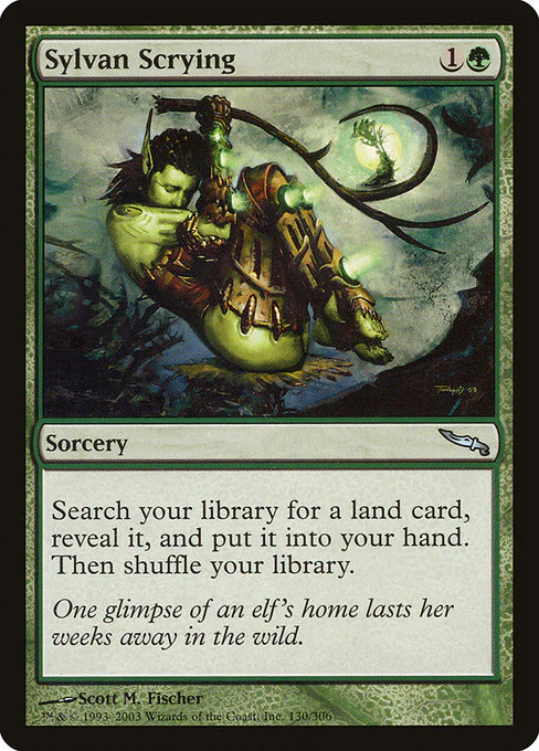 Sylvan Scrying (130) (Foil) - Mirrodin