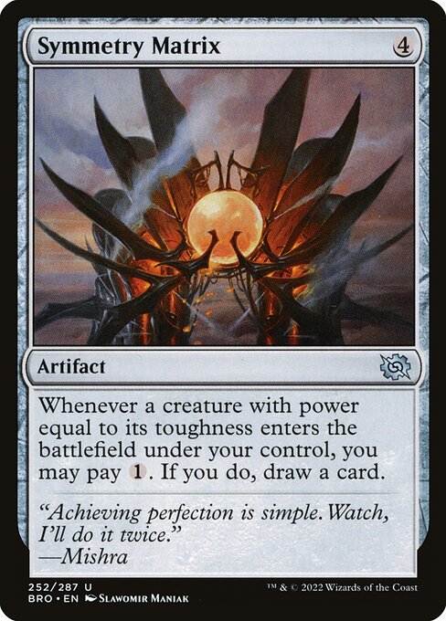 Symmetry Matrix (252) (Foil) - The Brothers' War