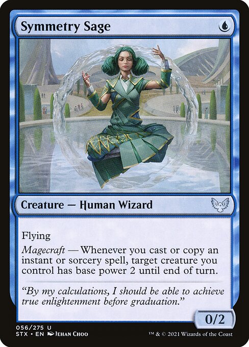 Symmetry Sage (56) (Foil) - Strixhaven: School of Mages